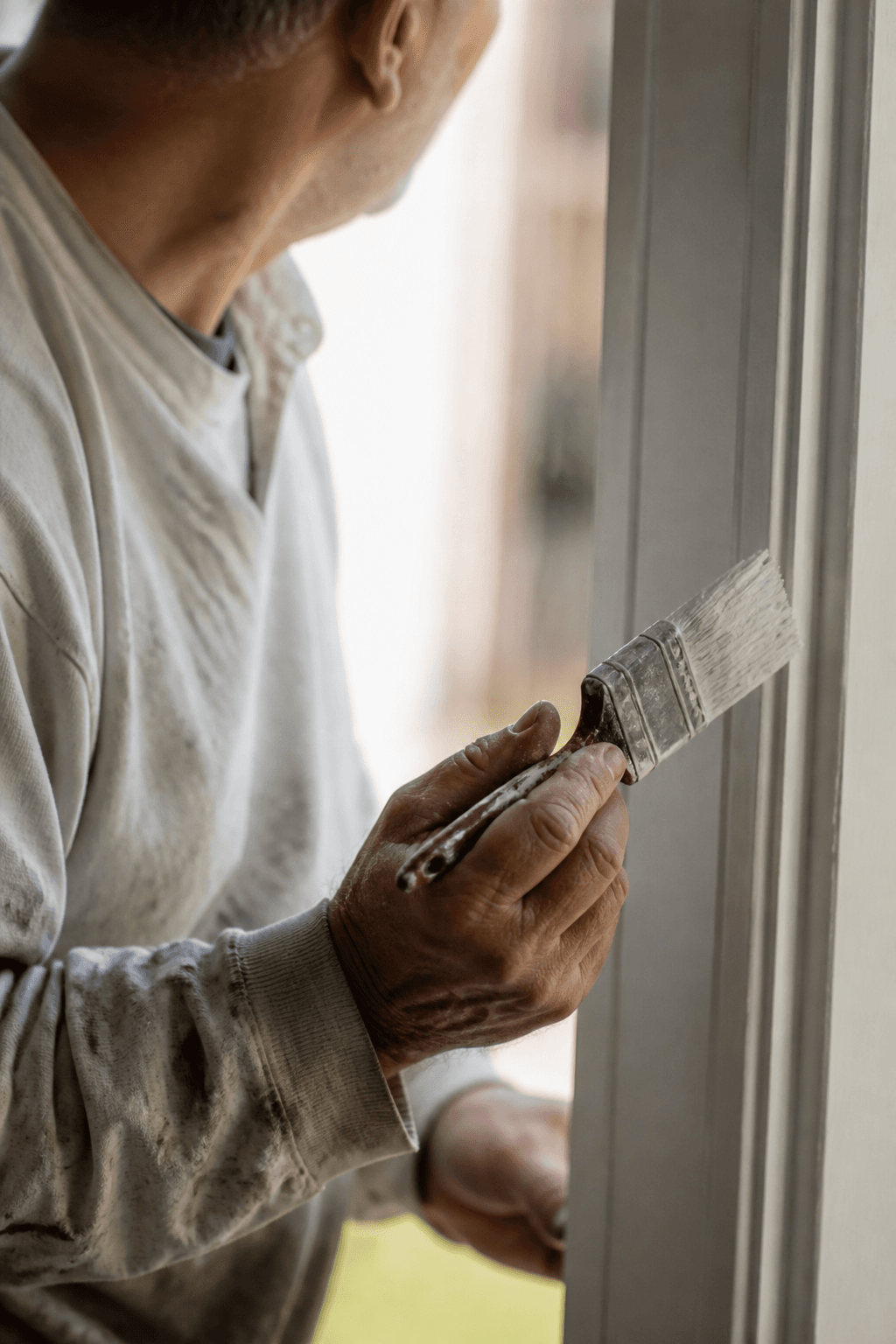 Demo atmosphere of a craftsman at work; replace with Bob's portrait